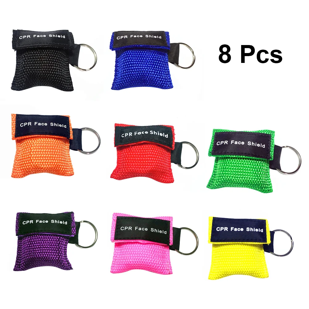 

Cpr Keychain Pocket Facemasks Training Emergency Ring Key Aid Mask Masks Barrier Supplies Breathing First Resuscitation Adult