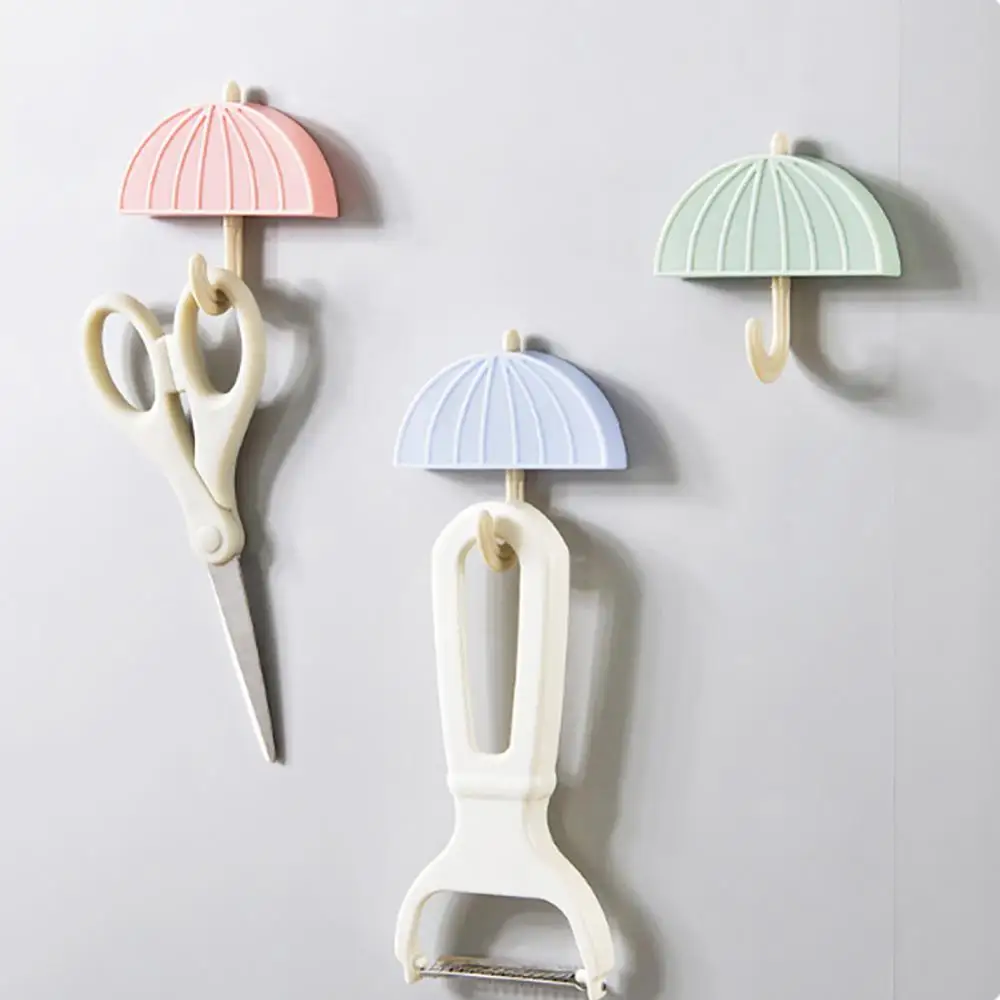 

Kitchen Seamless Refrigerator Strong Magnet Umbrella Shape Wall Hanging Hook