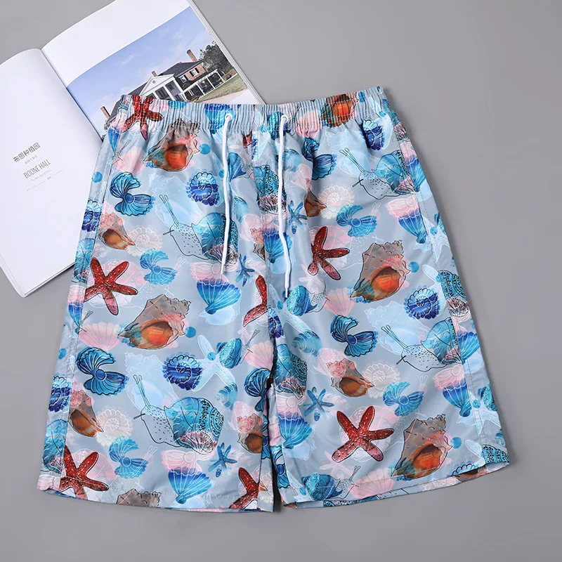 

2023 New Men's shorts Casual Shorts Pants Loose Beach Pants Beach Vacation In Europe And America Summer Seaside Large Clothes