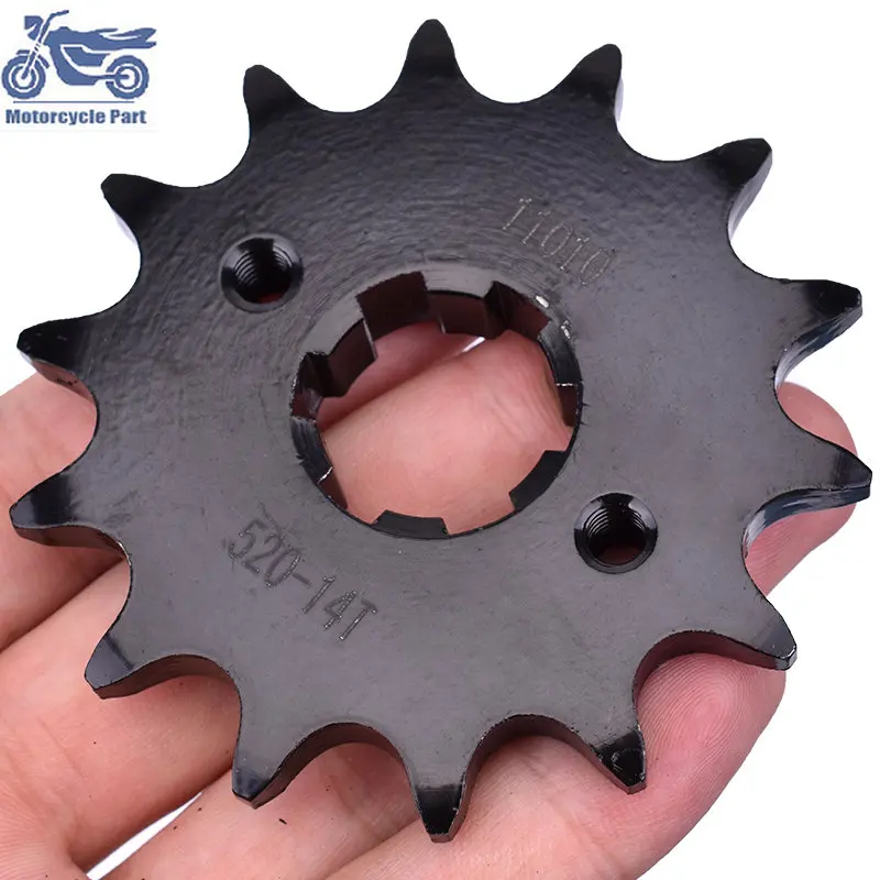 

520-14T 520 14 Tooth 14T Drive Front Sprocket Gear For Honda NSR250 1986 VT250 1983-1988 VTR250 1988 NSR 250 VT 250 VTR 250