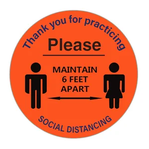 10 шт., вывески для защиты от скалолазания, пожалуйста, держите безопасный напольный знак на расстоянии до 6 футов в продуктовых магазинах и других местах для бизнеса