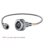 Оборудование из алюминиевого сплава раздельного типа для туризма, приготовления пищи, кемпинга, цилиндр, автоматическое выключение, инструмент для печи на открытом воздухе