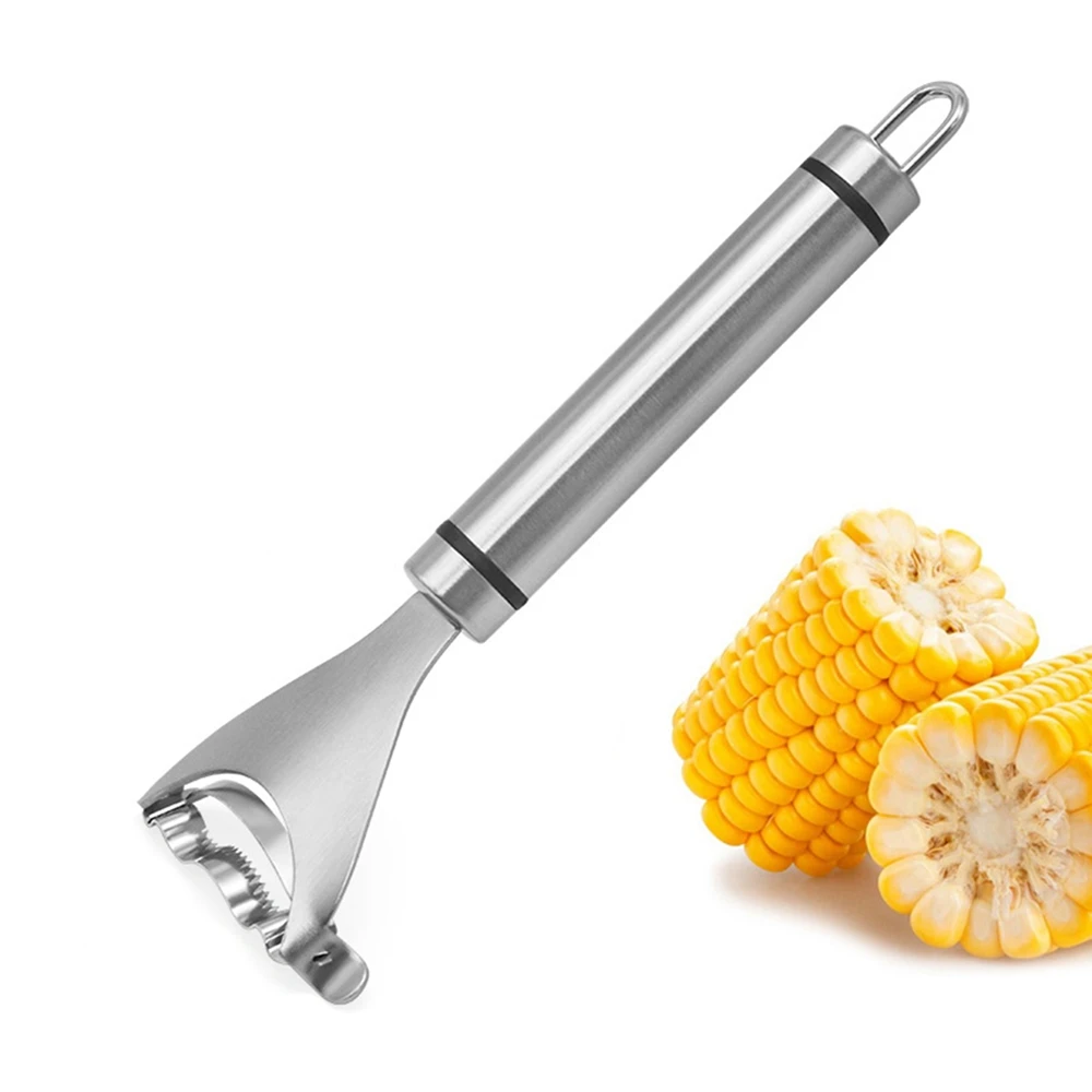 

Easy Peeling Corn Kerneler Peeler Stainless Steel Corn Stripper Corns Threshing Device Fruit and Vegetable Tools