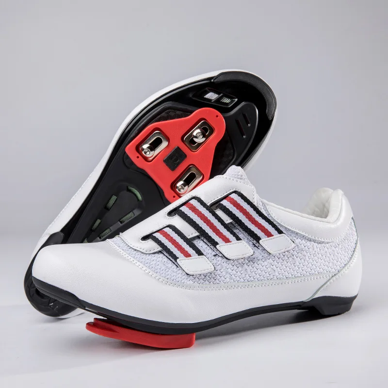 

Cycling Sneakers Men Road Bike Shoes Self-locking Speed Flat Cleat Professional Breathable Women Bicycle Footwear