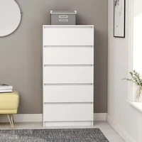 buffets and drawer sideboard cabinet with storage home modern decor white 23 6x13 7x47 6 chipboard