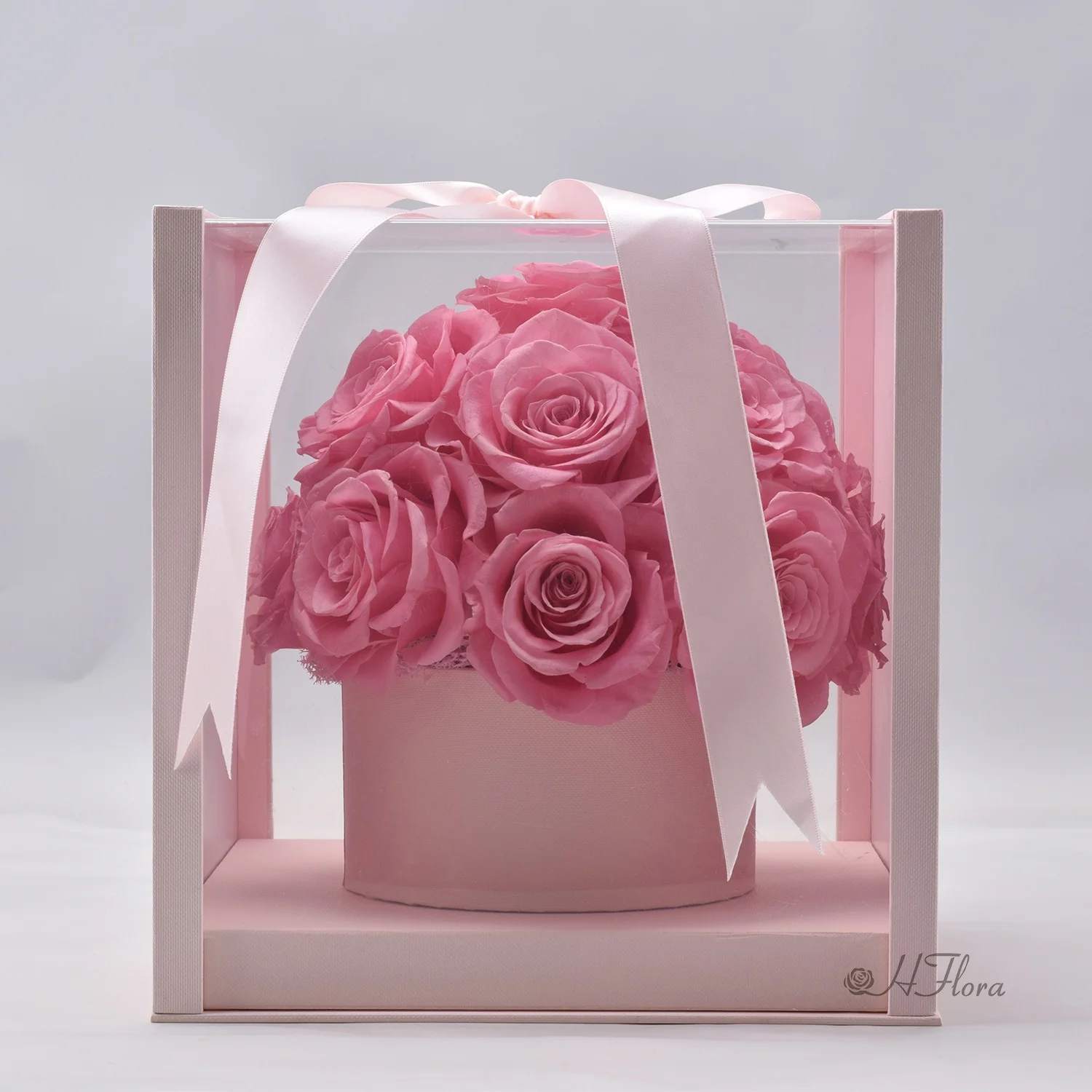 

15pcs Rose Factory Supply Wholesale Decorative Preserved Rose Flower Gift Box for Celebration Wedding Valantine's Day Gift