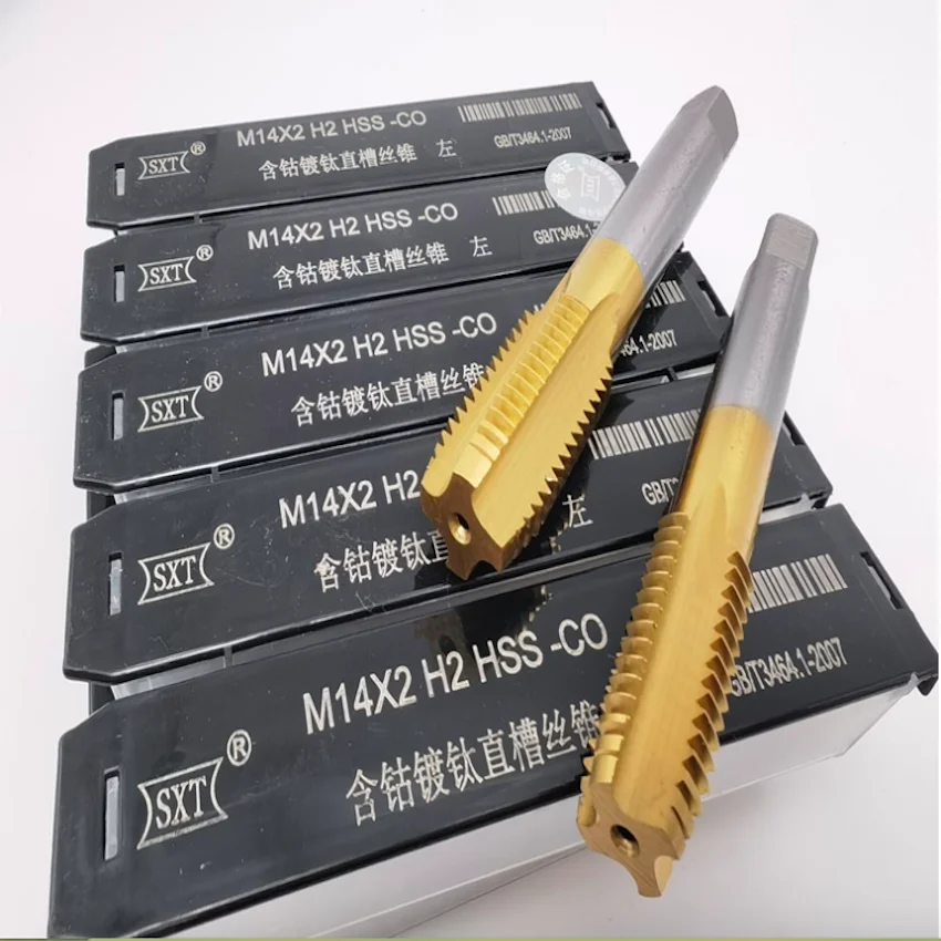 Бесплатная доставка 1 шт. HSSM35 Co5 левая ручка M9/m10/m12/m14/m16/m18 LH станок с Оловянным покрытием кран для резьбы SS металлические детали