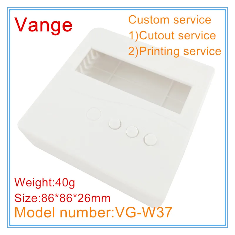 

Коробка проекта управления Vange 86*86*26 мм Корпус прибора из АБС-пластика своими руками