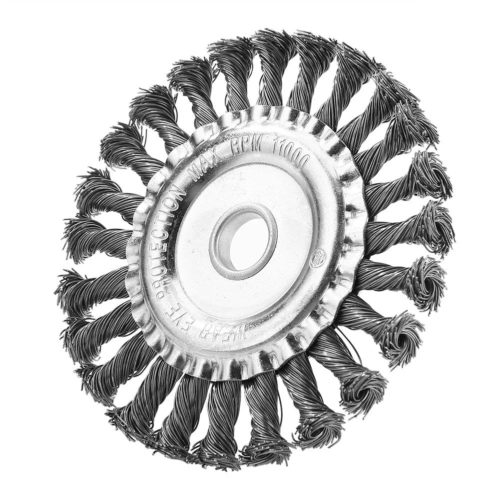 4/5-дюймовая металлическая дисковая щетка для очистки колес полировальная