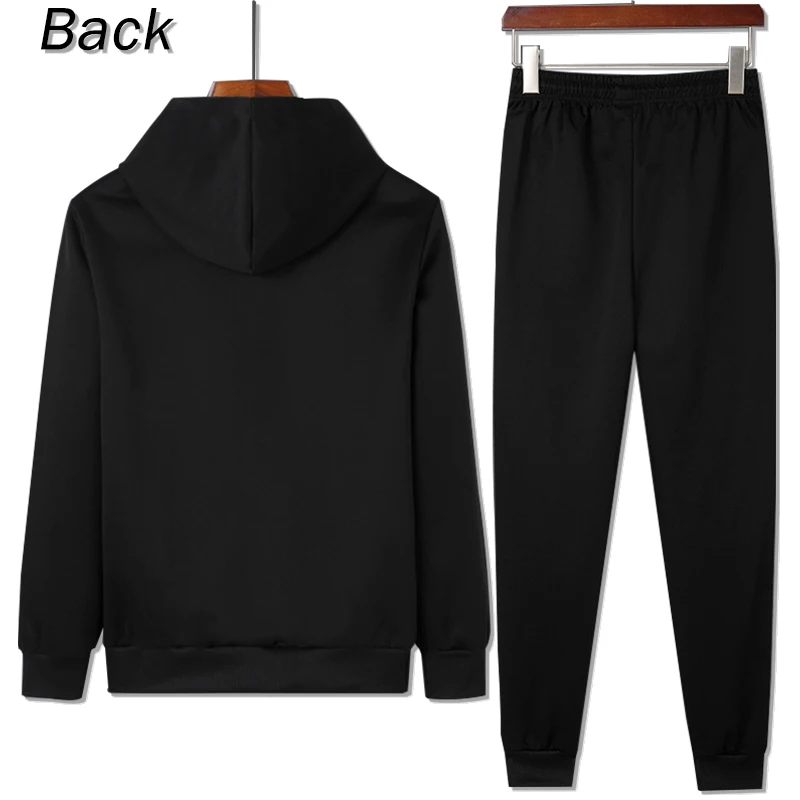 2023 Autumn/Winter New Men's 2 Piece Sportswear Sweatshirt   Sweatpants Women's Hoodie Casual Sports Jogging Hip Hop Clothing