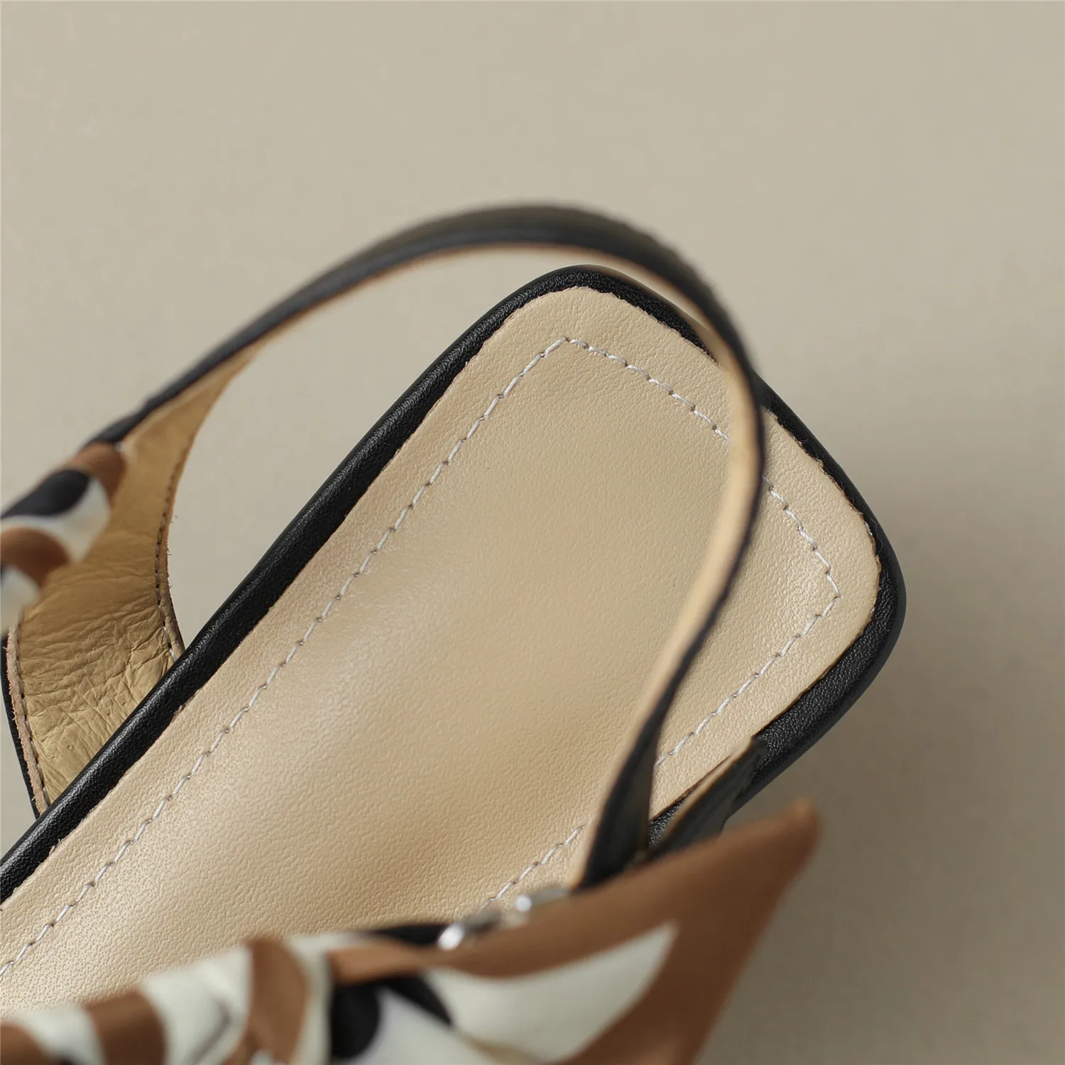 Summer Genuine Leather Sandals for Women 2023 Luxury Real Leather Block Heel Open Toe Quality Handmade Buckle Strap Gift Shoes