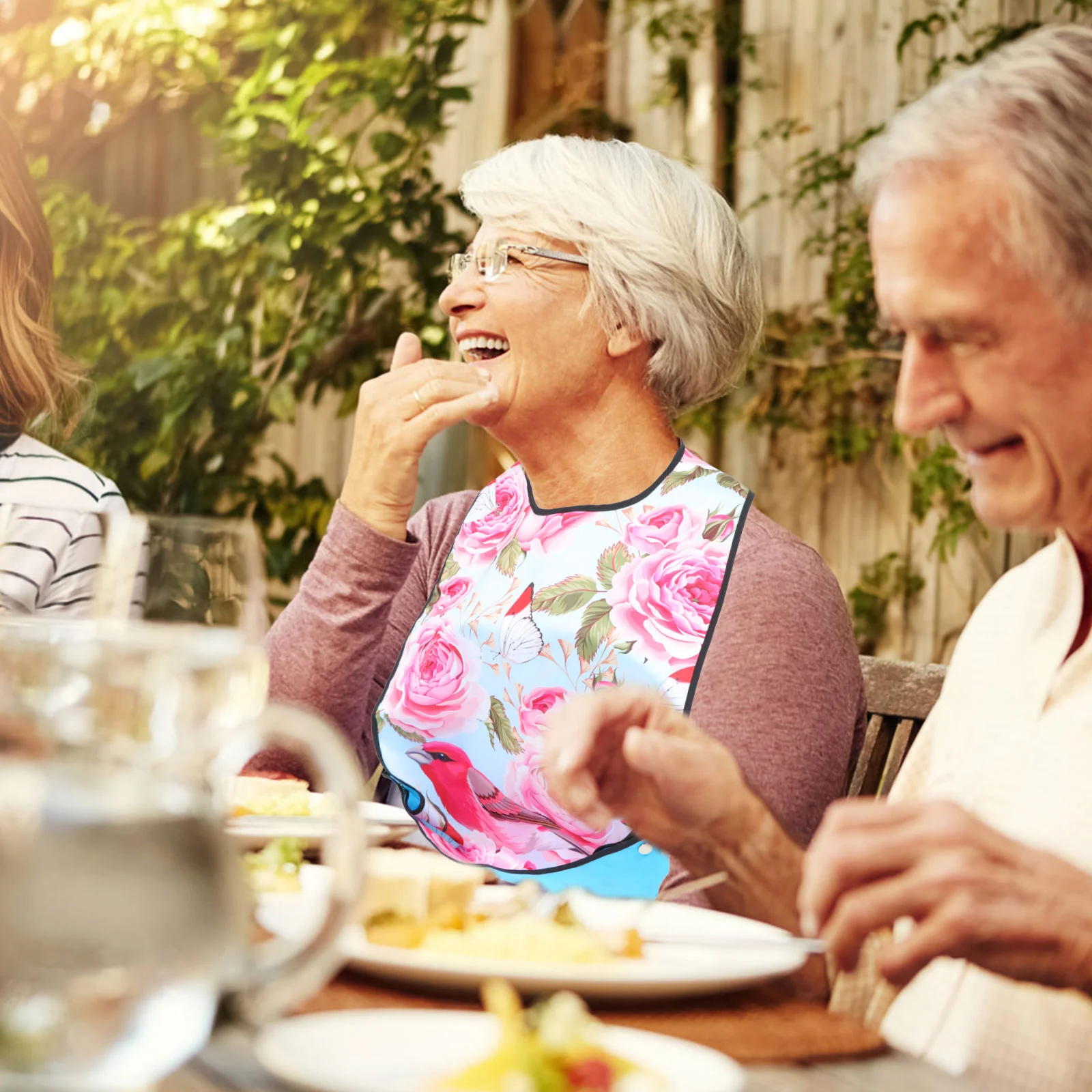 Нагрудник для взрослых нагрудники пожилых людей полотенце слюны моющаяся одежда