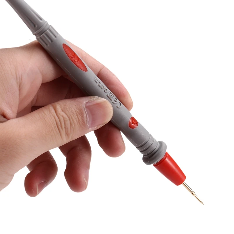 Тестер-зонд ручка-мультиметр силиконовые измерительные провода 20 А 1000 В сменные