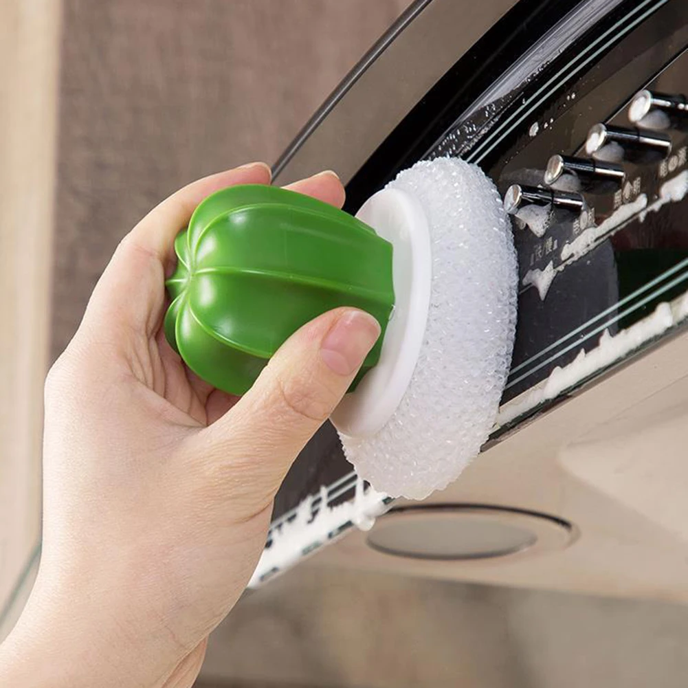 

Cleaning Tools Cleaning Brush 8.2*8cm 1 Piece Dish Scrubber Kitchen Supplies Mini Reusable Pot Brush With Handle