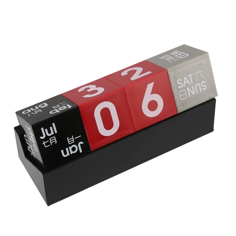 

DIY Square Perpetual Calendar Calendar Desktop Calendar Creative Perpetual Calendar Desktop Decoration