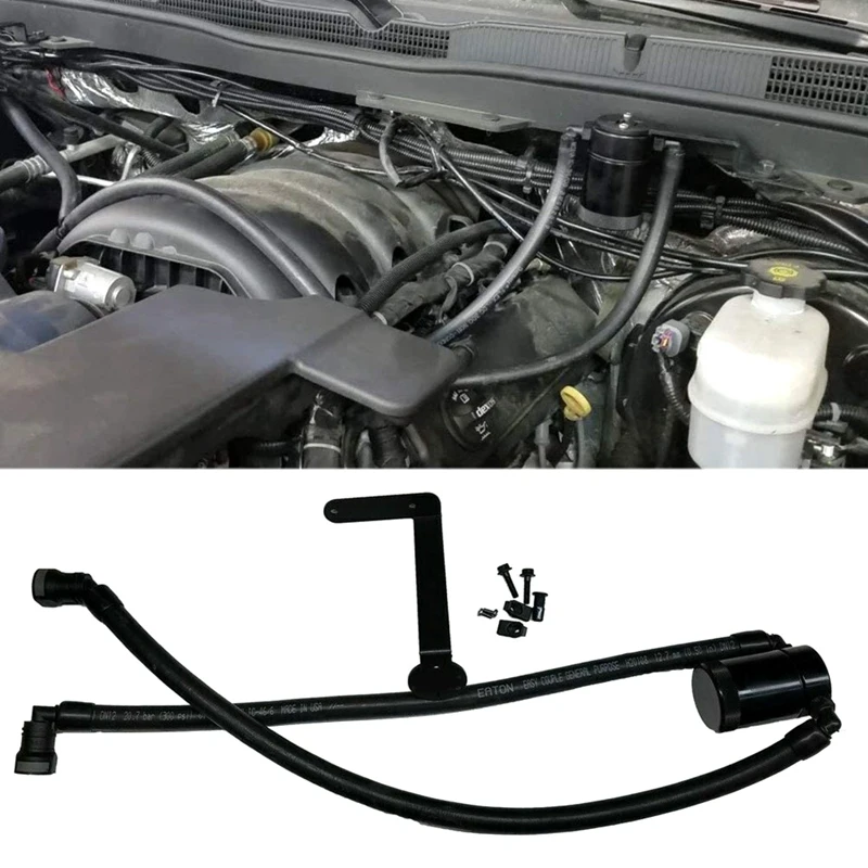 Масляный Сепаратор J &amp L 3016PB черный автомобильные принадлежности для Chevy Silverado 1500