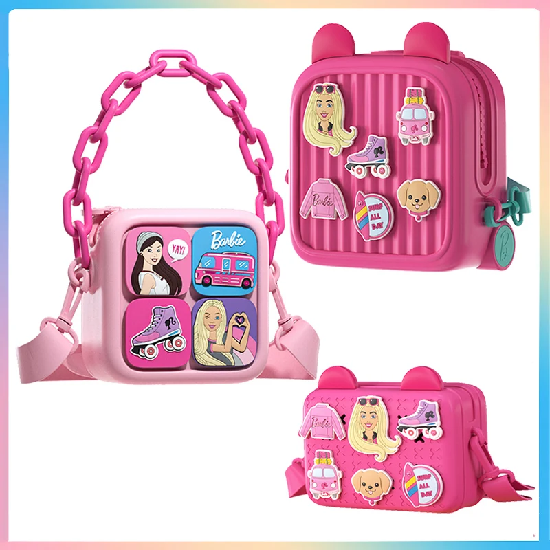 

Очаровательные сумки Барби, сумка-тоут, износостойкая сумка через плечо для кавайных девушек, Мультяшные сумки, дорожная сумка и кошельки, Детские праздничные подарки