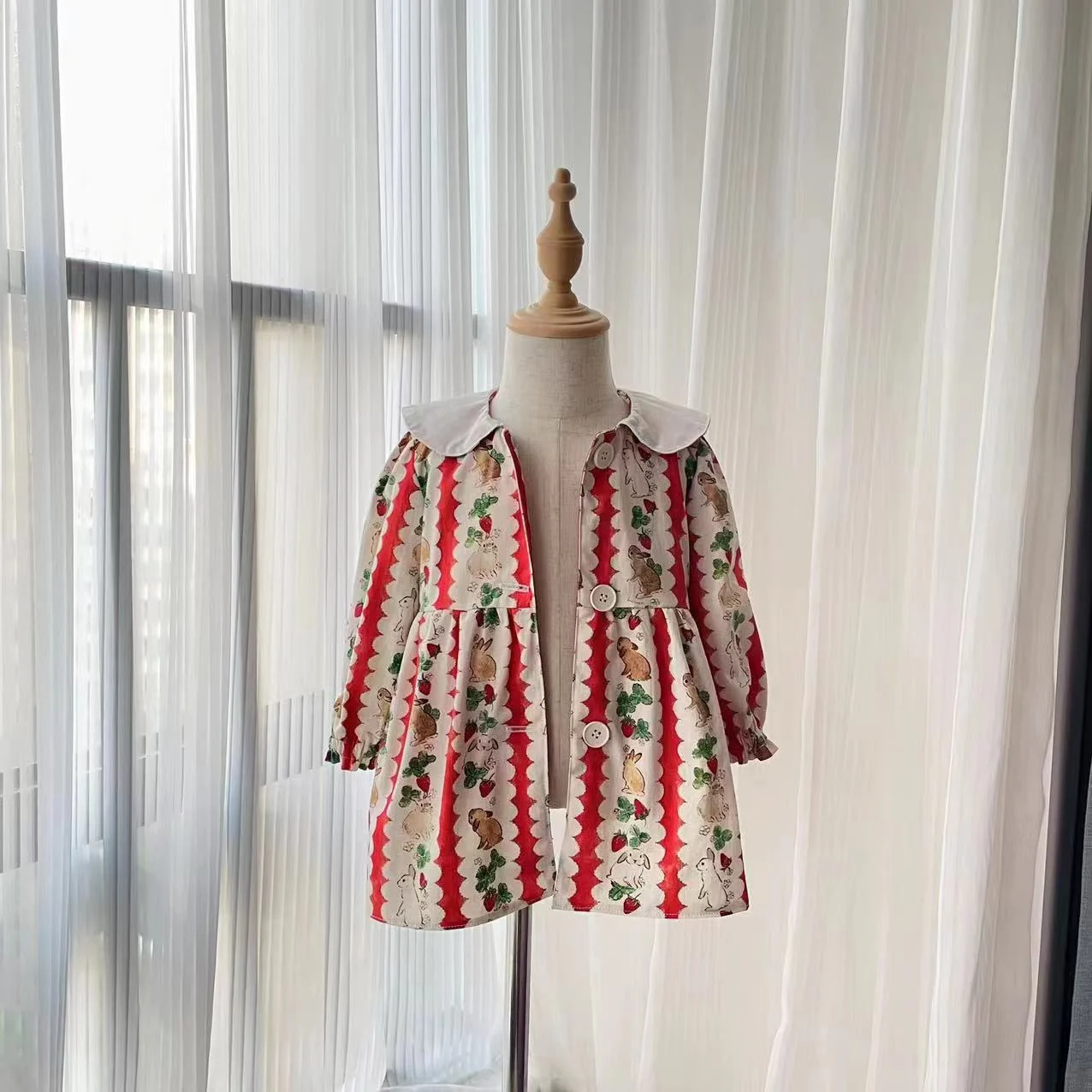 145x50 см цифровая винтажная печать кролик хлопчатобумажная ткань изготовление