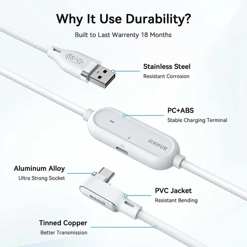 Кабель AMVR 18 Вт для Quest 3/3S/2/Pro