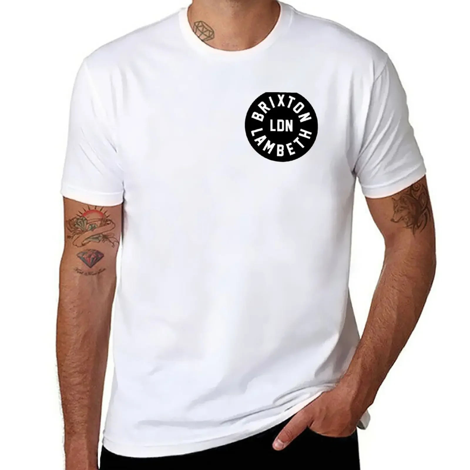 Brixton - London Borough of Lambeth T-Shirt animal prinfor boys tees aesthetic clothes sublime heavyweight t shirts for men
