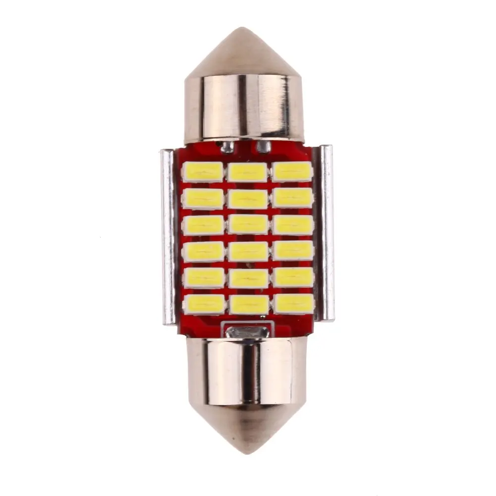 2 шт. C5W C10W 31 мм 3014 18SMD Festoon Led Canbus Car Inteiror Bulb номерной знак светильник 12V