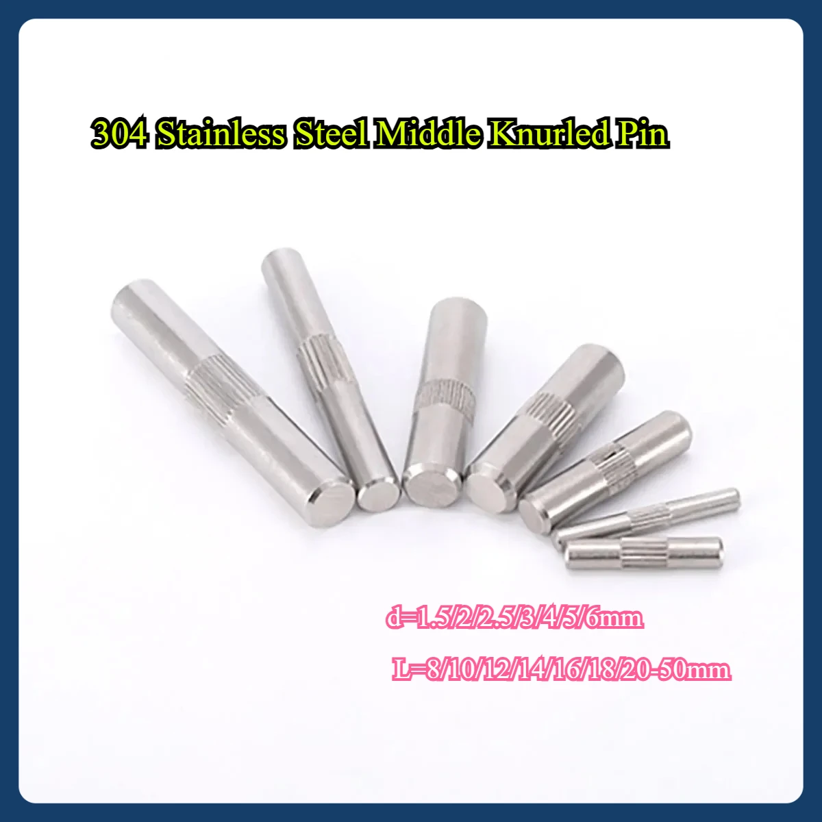 

Накатные штифты из нержавеющей стали 304 M2-M6