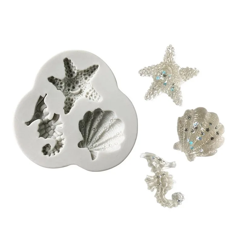

Силиконовая форма «Морская жизнь», «Морская звезда», «сделай сам», инструмент для выпечки, формы для эпоксидной смолы ручной работы 23
