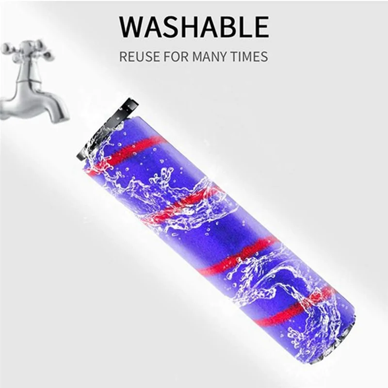 Фото AA76-для Dyson V10slim V12, мягкая роликовая щетка, беспроводные пылесосы, детали для паркетного пола, аксессуары №1