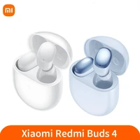 xiaomi redmi buds 4 tws earphone 35db active noise bluetooth 5 2 cancelling 2 mic wireless headphone 30 hours battery life ip54