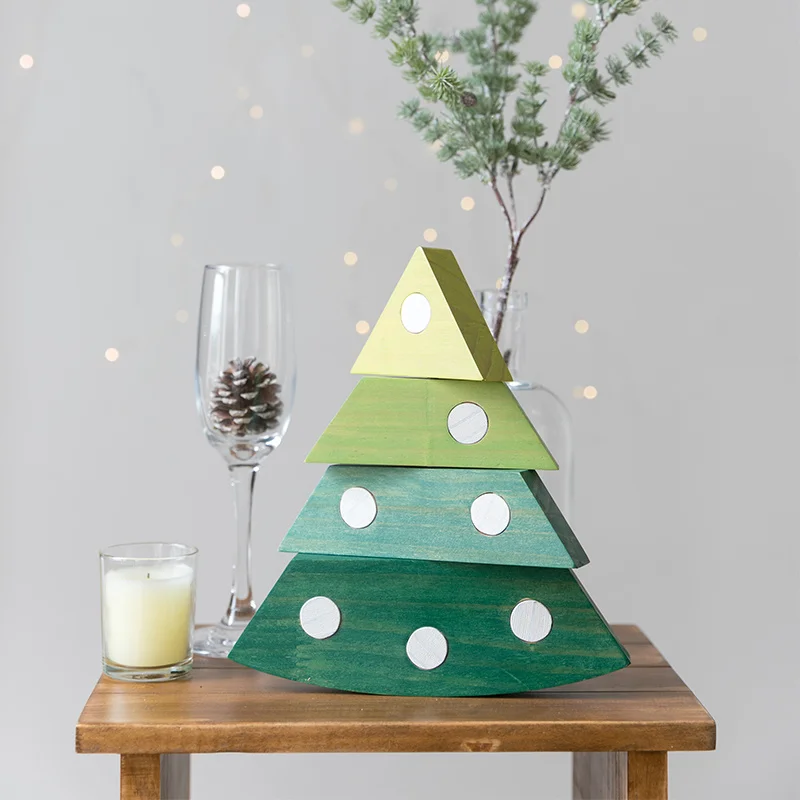 

Деревянные украшения для новогодней елки, игрушки в стиле мори, для детской комнаты, настольные полки для хранения для спальни, украшения