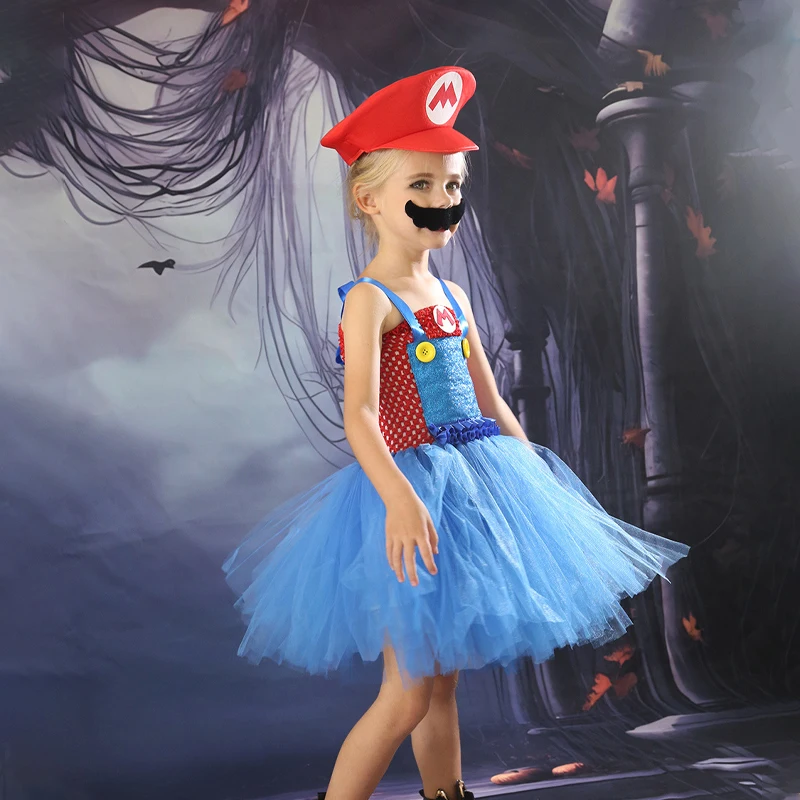 Хэллоуин Детский Фестиваль Мультфильм Супер Игра Луиджи Брос Косплей Костюм