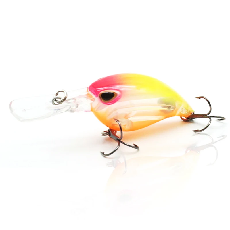 

Thritop Artificial Bait Fishing Tackle TP058 Hard Bait Accessories 6cm 5g 5 Various Colors For Option Crank Fishing Lure
