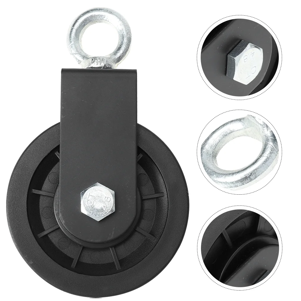 2 Pcs Pulley Wheel for Cable Machine Duplex Bearing System over The Door Fitness Equipment