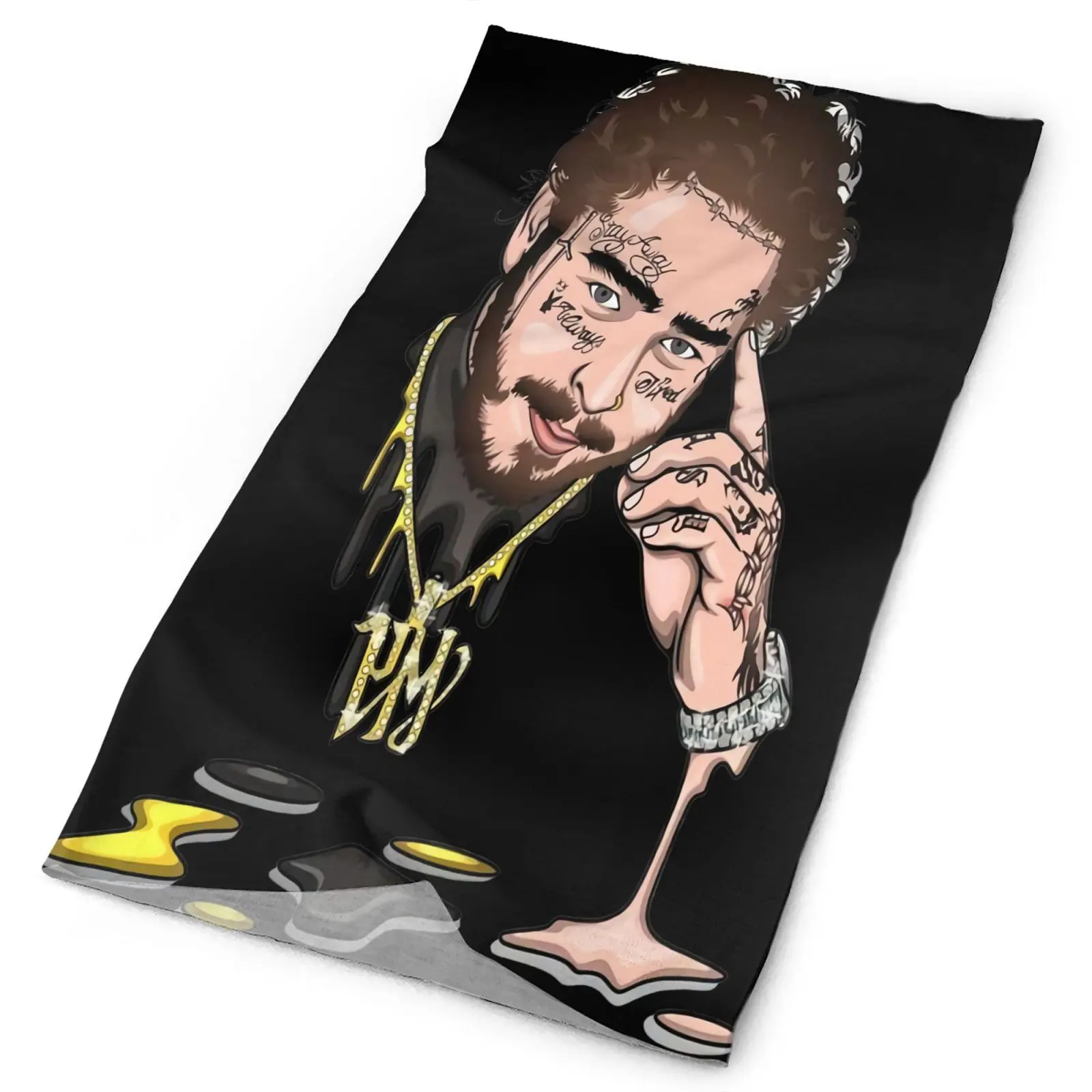 

Мужская бандана Post Malone с круглым вырезом Unisv1091 Nec маска Женская Мужская бандана шарф Wo Мужская маска Лыжный тактический шарф походный шарф Wo ...