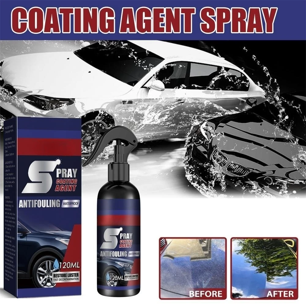 

120ml Quick-acting Coating Spray Automobile Nano Ceramic Coating Agent Automobile Scratch Repair Glass Hydrophobic Coating Care