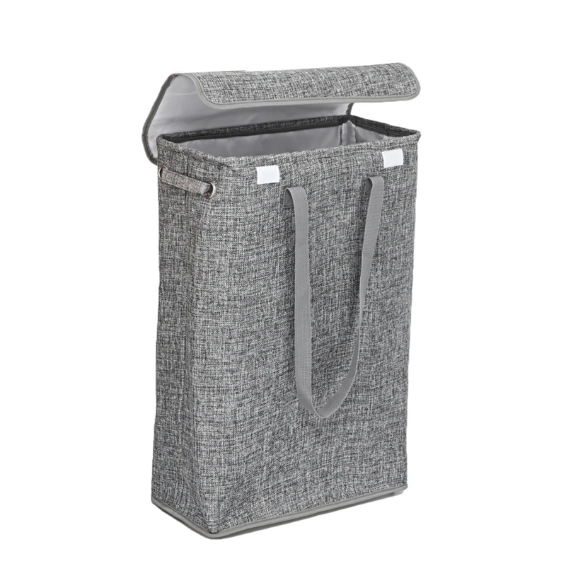 

HOT Foldable Laundry Basket Storage Basket With Lid Household