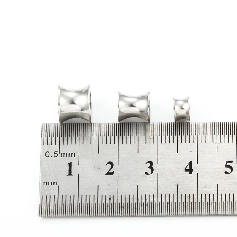 Fashion Trumpet Beads For Jewelry Making StainlessSteel DIY Men Women Necklace Ornament Washable Multiple Size Modish Accessorie