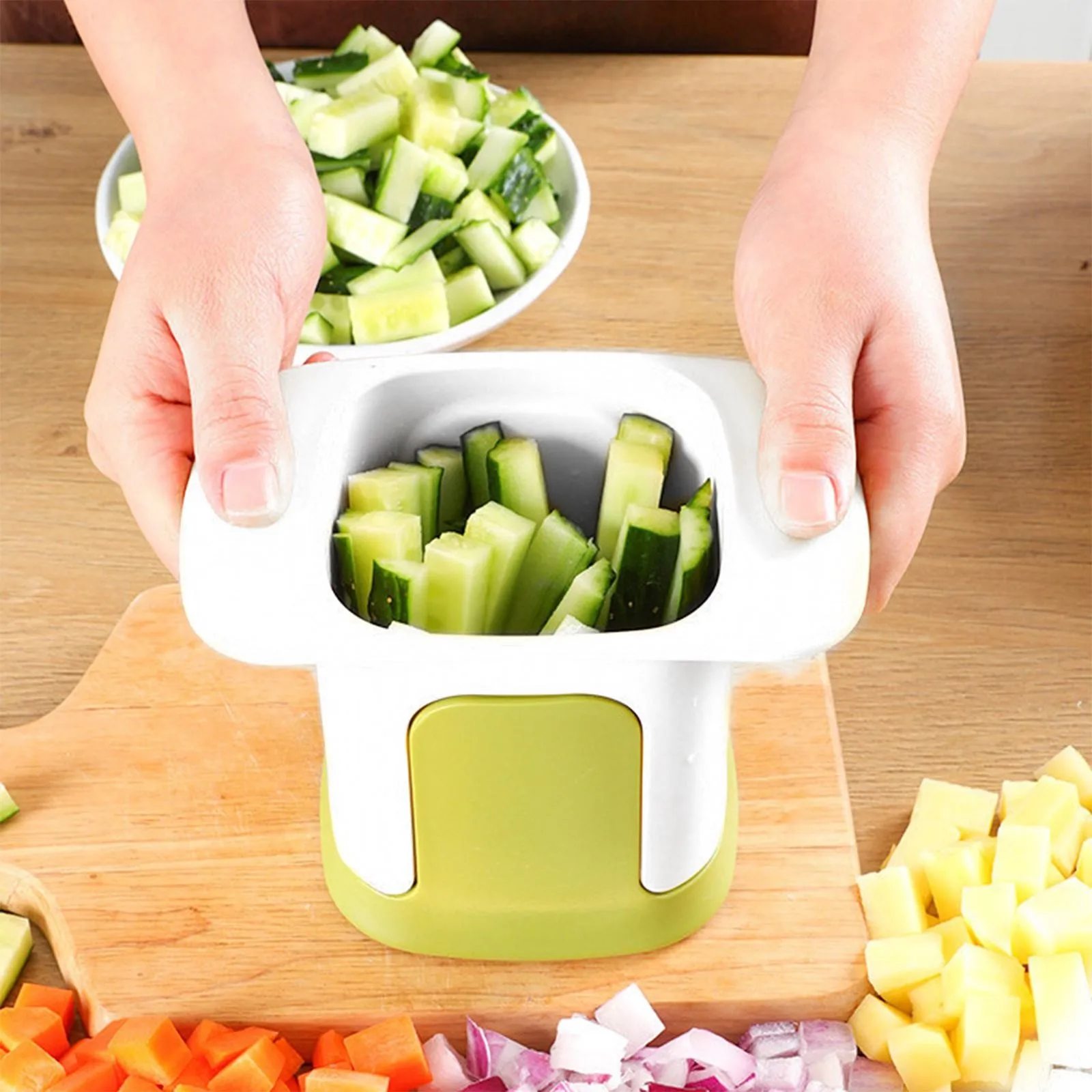 

Микроволновка для приготовления макаронных изделий, картофель-фри, маленькие предметы для нарезки, бытовой инструмент для моркови, ветчины...