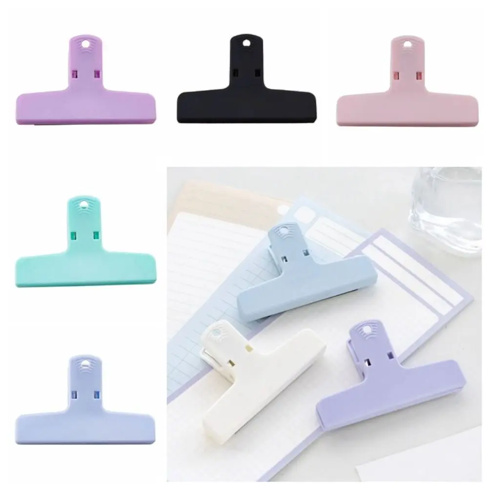 

Hand Account Magnetic Paper Clamp Simple Journaling Macaron Color Note Organizer Scrapbooking Receipt Clamp Studentss