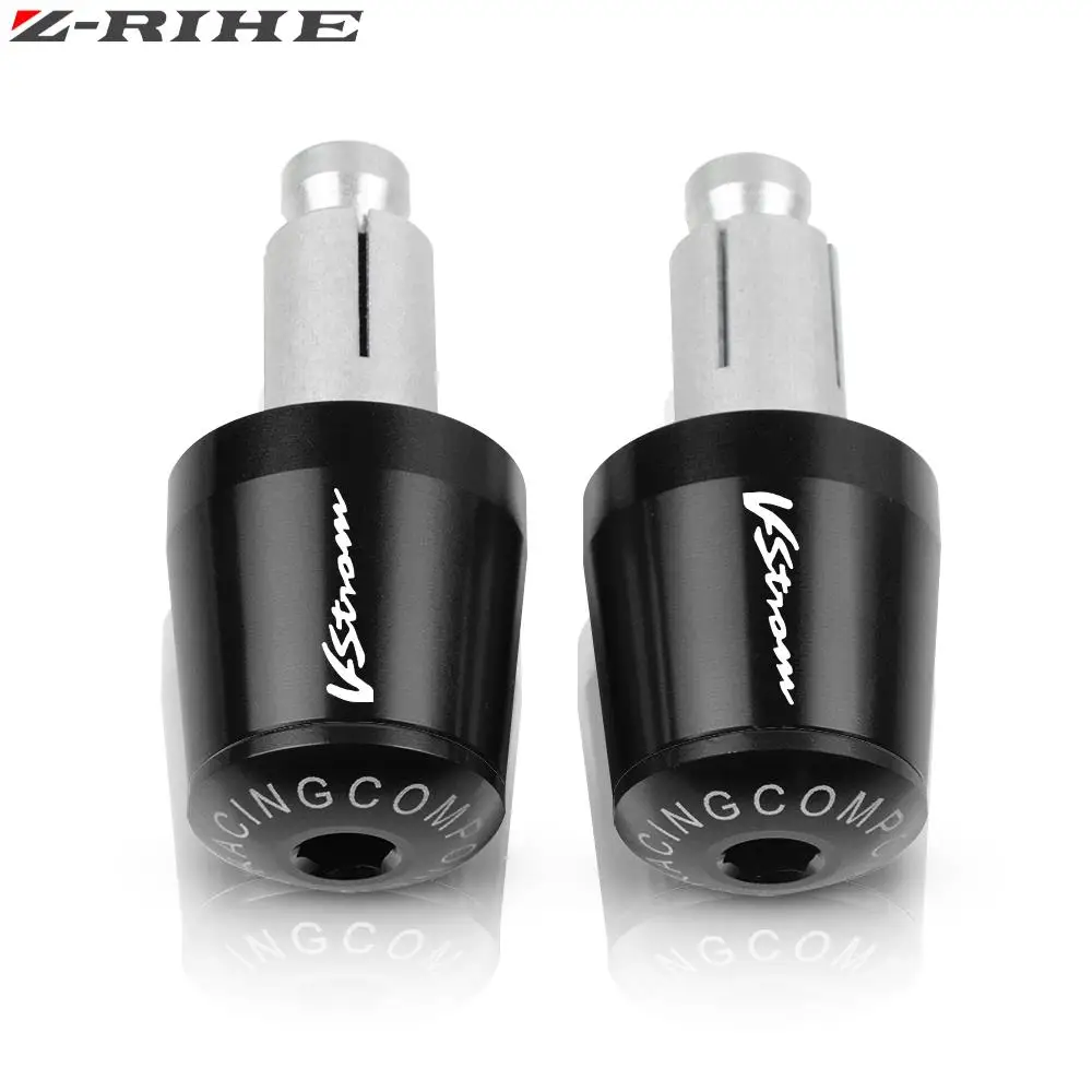 7/8 &quot22 мм мотоциклетные ручки на руль торцевая заглушка для Suzuki DL250 DL650 DL1000 V-STROM