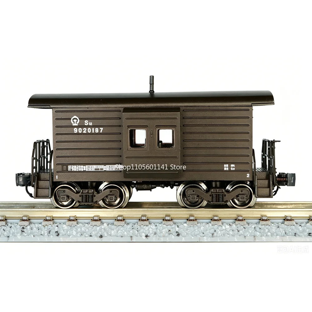 Фото Модель поезда N Scale 1/160: Вагон-гвардеец S12 для прицепного состава, двухсекционный, 4 варианта, игрушка-модель, подарок №3