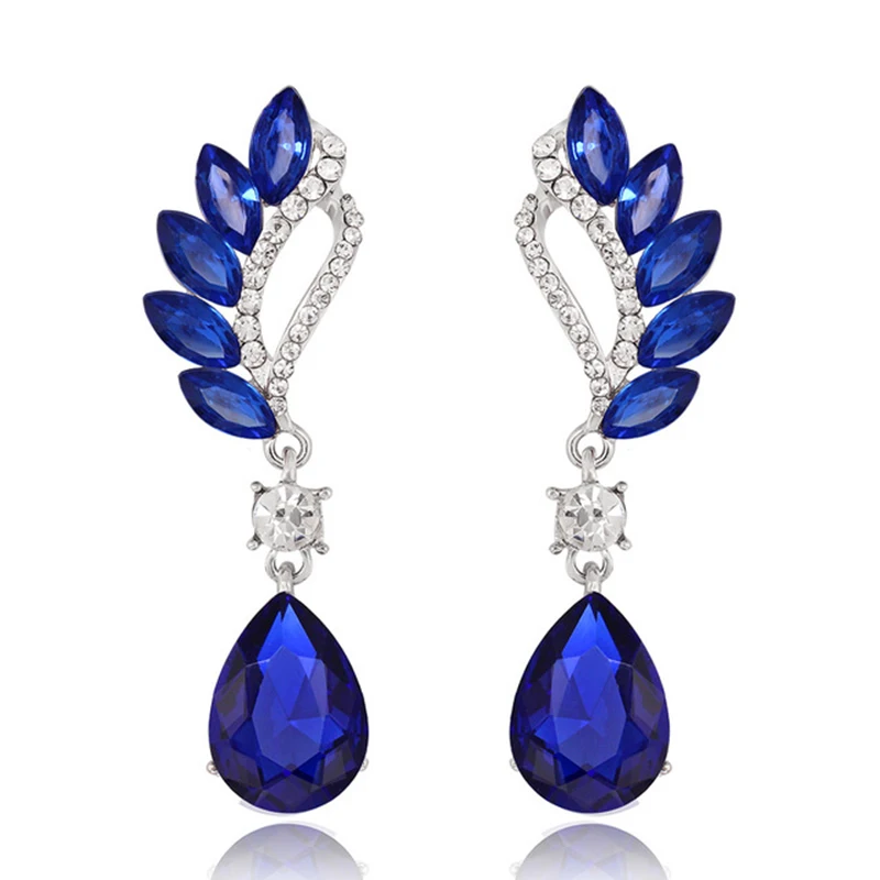 

Women's Jewelry New European and American fashion crystal earrings fashion personality gem Earrings women's jewelry