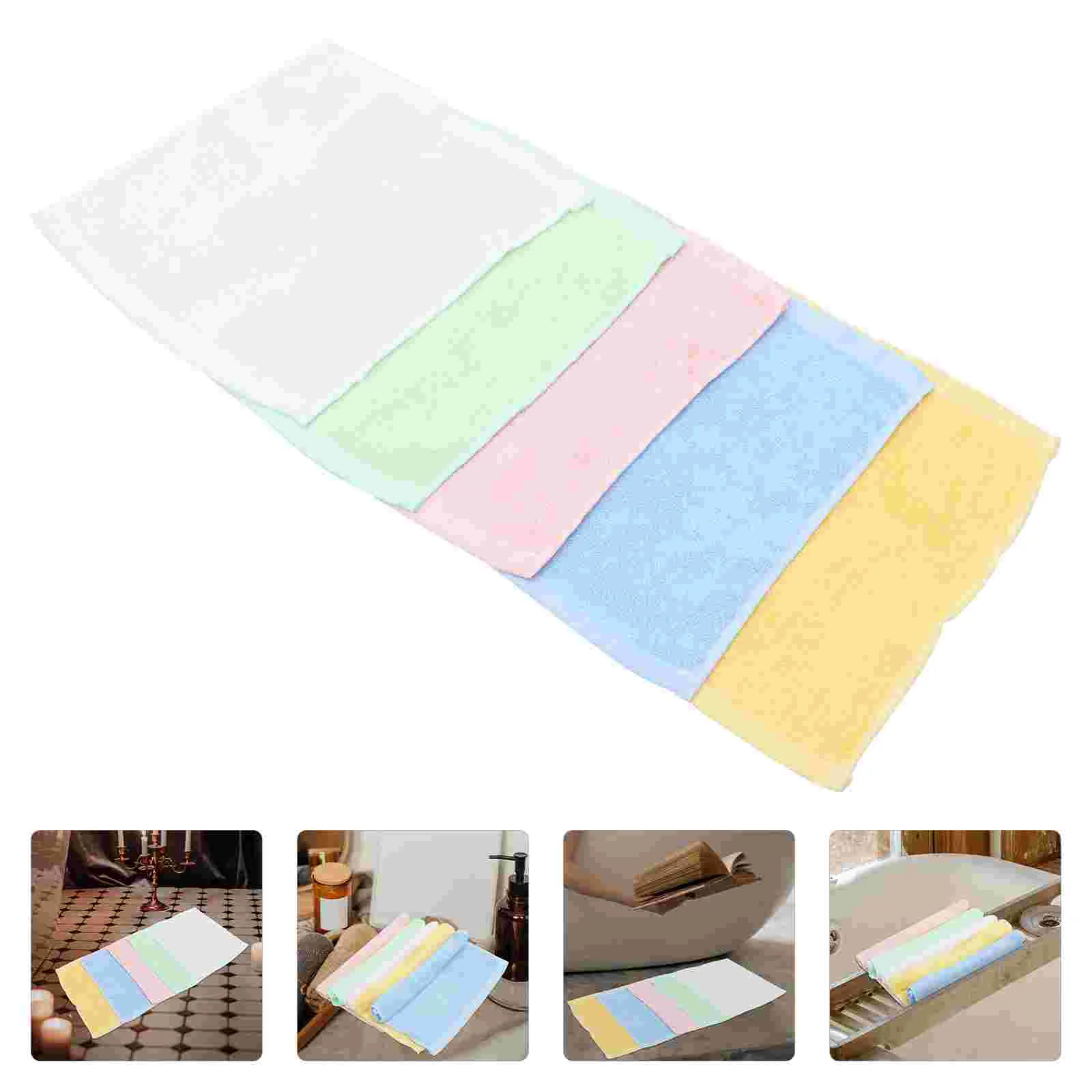 

10 Pcs Baby Washcloths Small Square Towel Children's Saliva Sweat Handkerchief Scarf 25X25CM