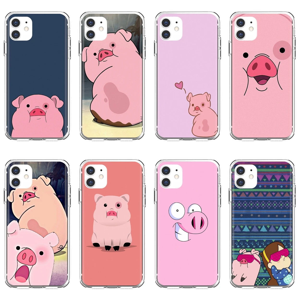 Силиконовый чехол для Xiaomi Redmi Note 10 10s 3S 4 4X 5 6 6A 7 8 8T 7A 9 9T 9s 9C 9A Pro gravity-falls-Waddles-pig |