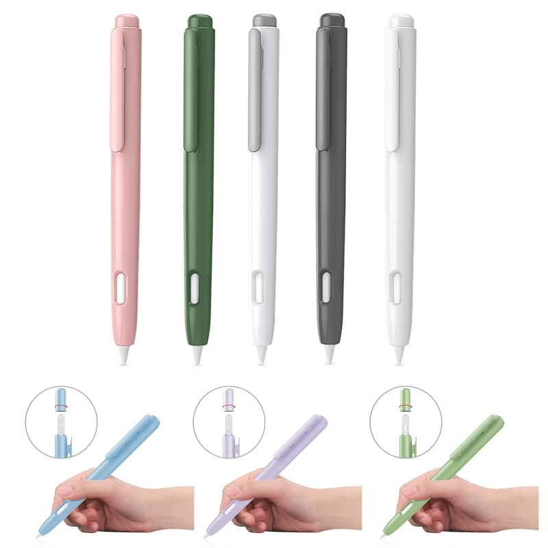 

Retractable Pencil Cover for Apple Pencil 2nd Generation Anti-scratch Protective Cover Touch Stylus Pen Case Accessory B36A