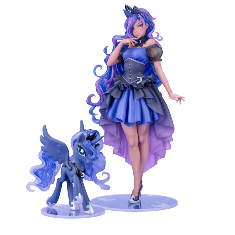 

Kotobukiya Beautiful girl Statue series My Little Ponyスタチューマイリトルポニー Princess Luna Action Figures Assembled Models Gifts Anime