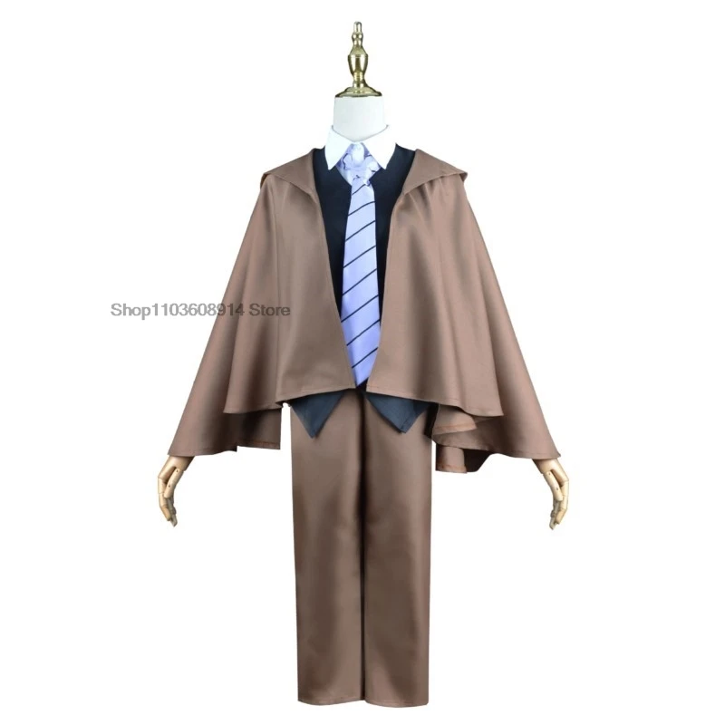 Костюм детектива Униформа костюм Edogawa Rampo наряды с шляпой для Хэллоуина комикс Con