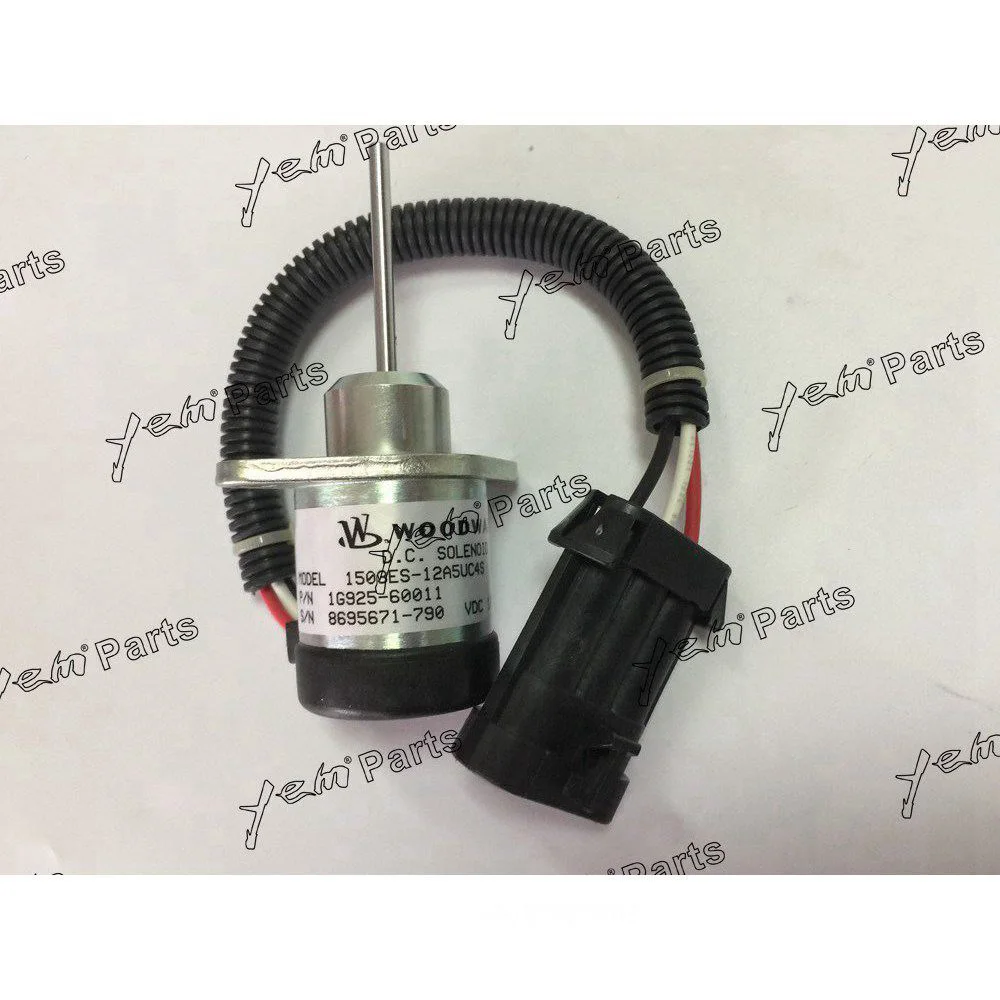 Соленоид остановки V2403 12 В 1G925-60010 1503ES-12A5UC4S для Kubota Bobcat S130 S150 S185