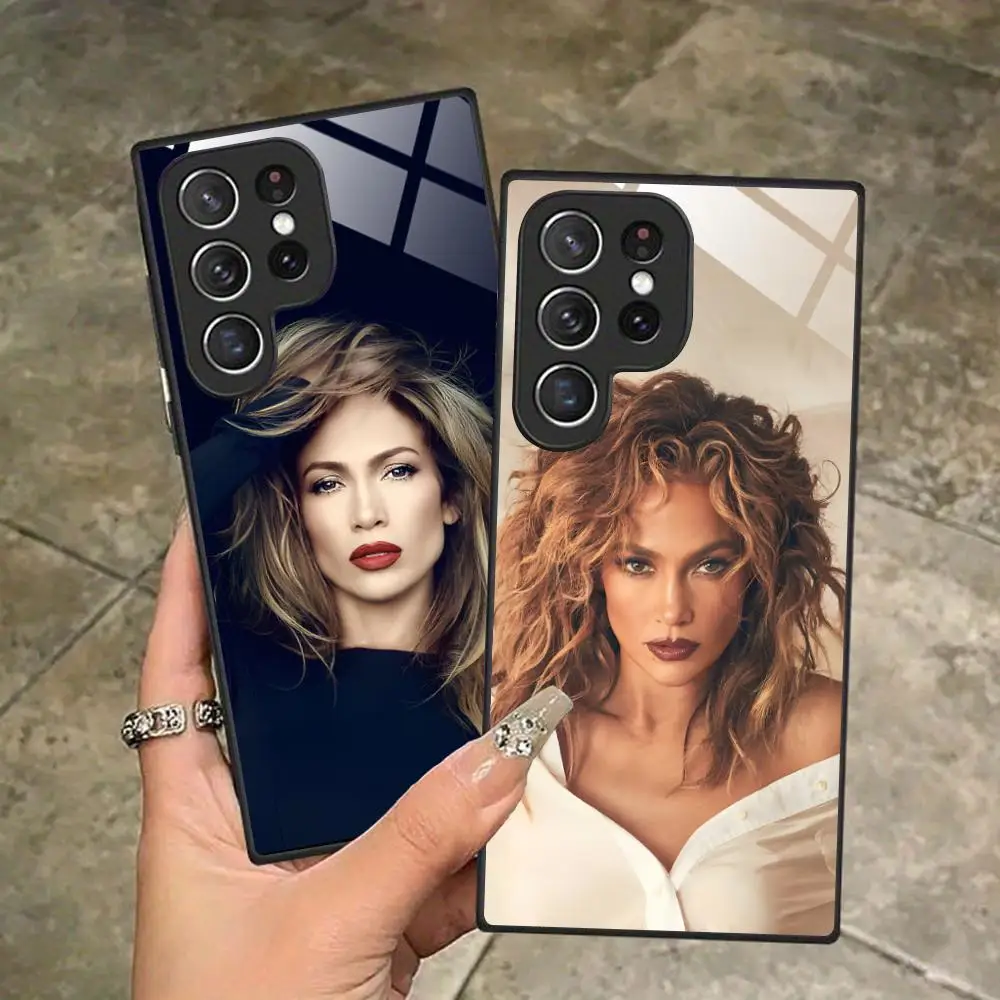 Фото Чехол для телефона Jennifer Lopez для Samsung Galaxy A56 55 54 53 52 51 36 35 34 23 16 15 5G, защитный стеклянный чехол №4