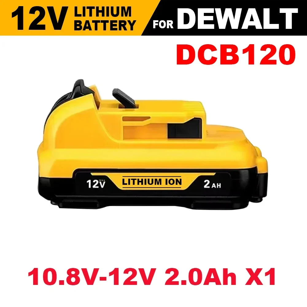 Литий-ионная батарея 3000 мАч 12 В для DeWalt DCB120 DCB123 DCB122 DCB127 DCB124 DCB121